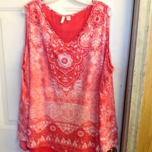 Eat 1946. Coral Pattern Tank